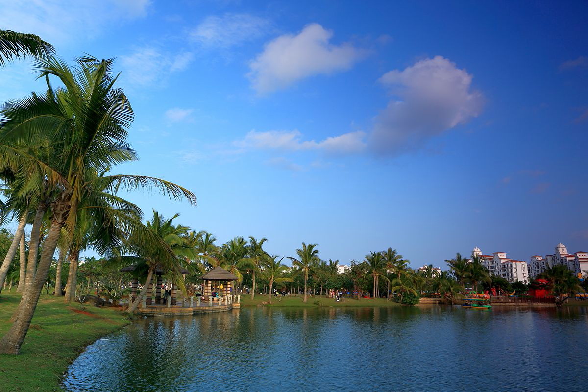 《秀美白沙湖》●海口