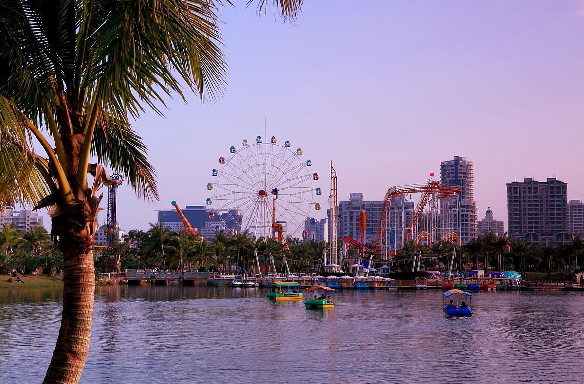 《秀美白沙湖》●海口