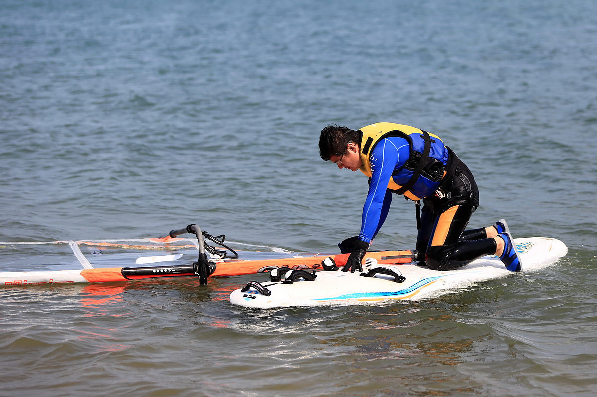 失败的帆板训练