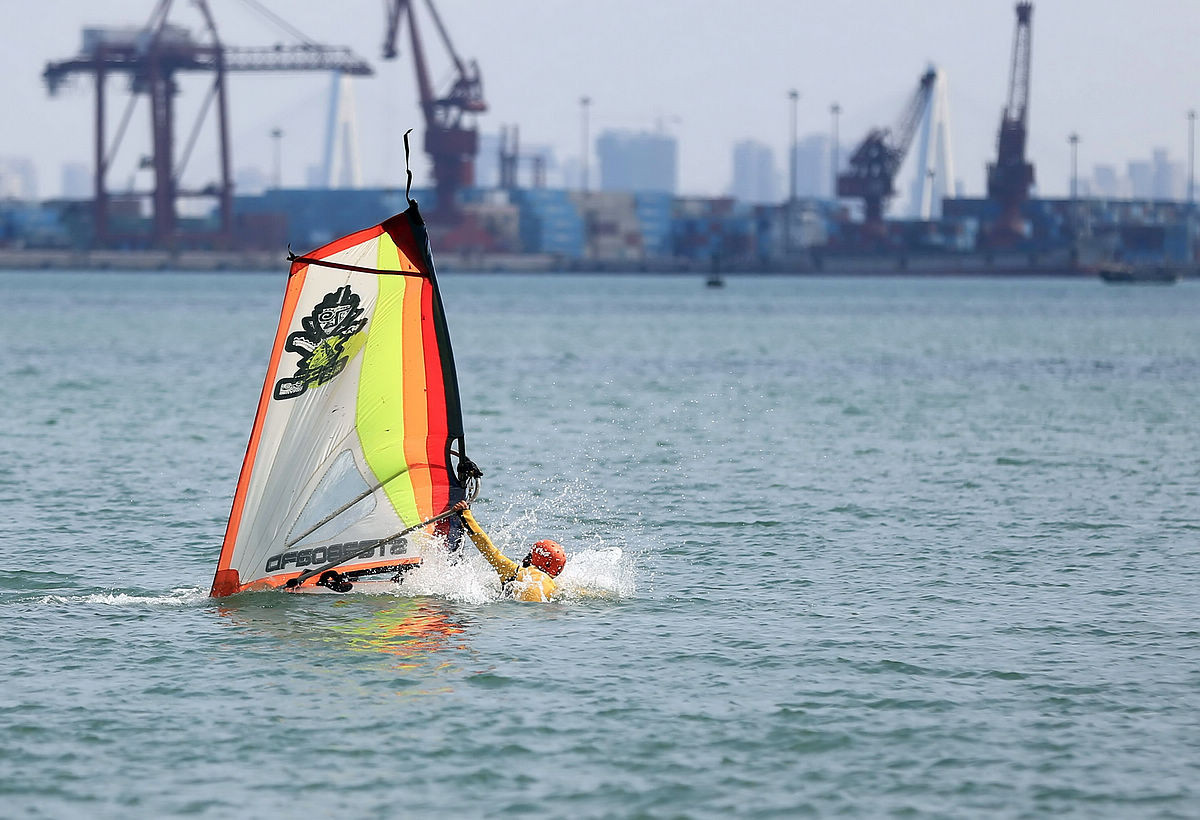 失败的帆板训练