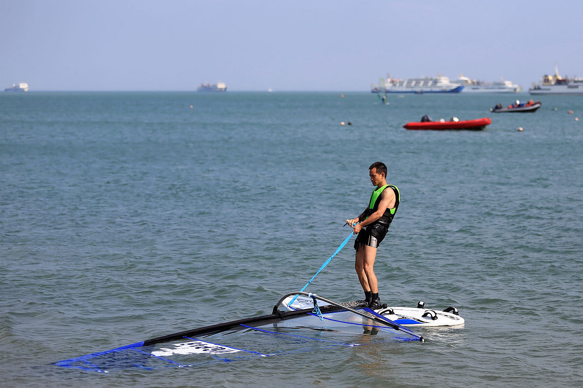 失败的帆板训练