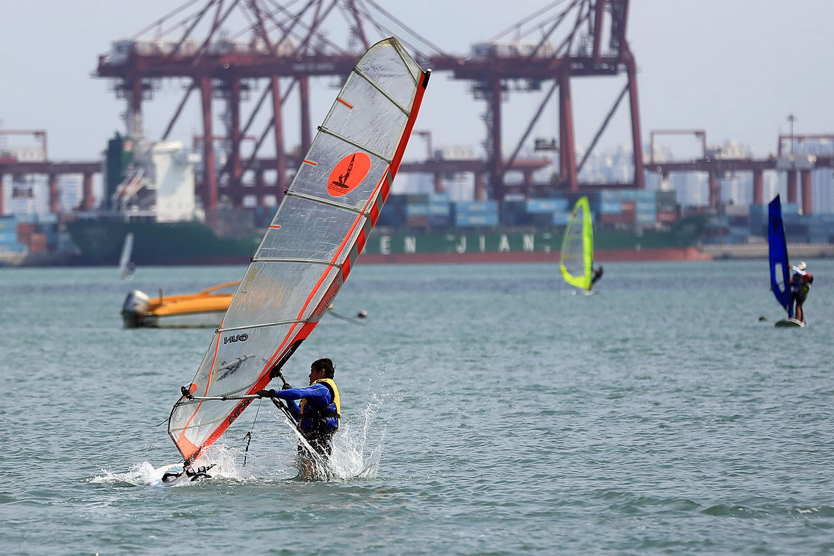 失败的帆板训练