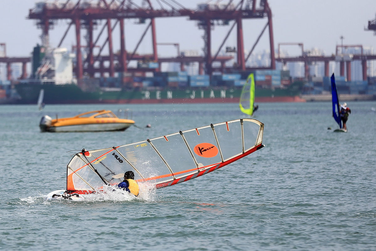 失败的帆板训练