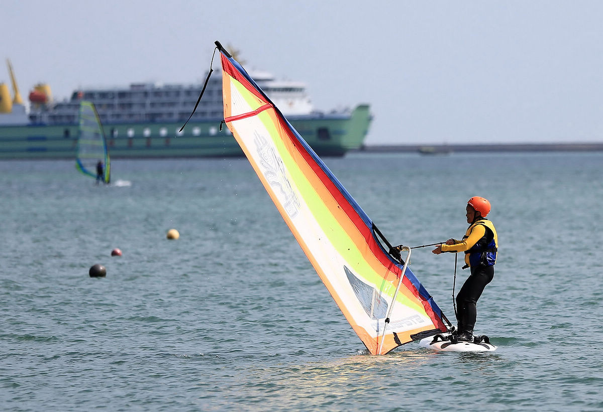 失败的帆板训练