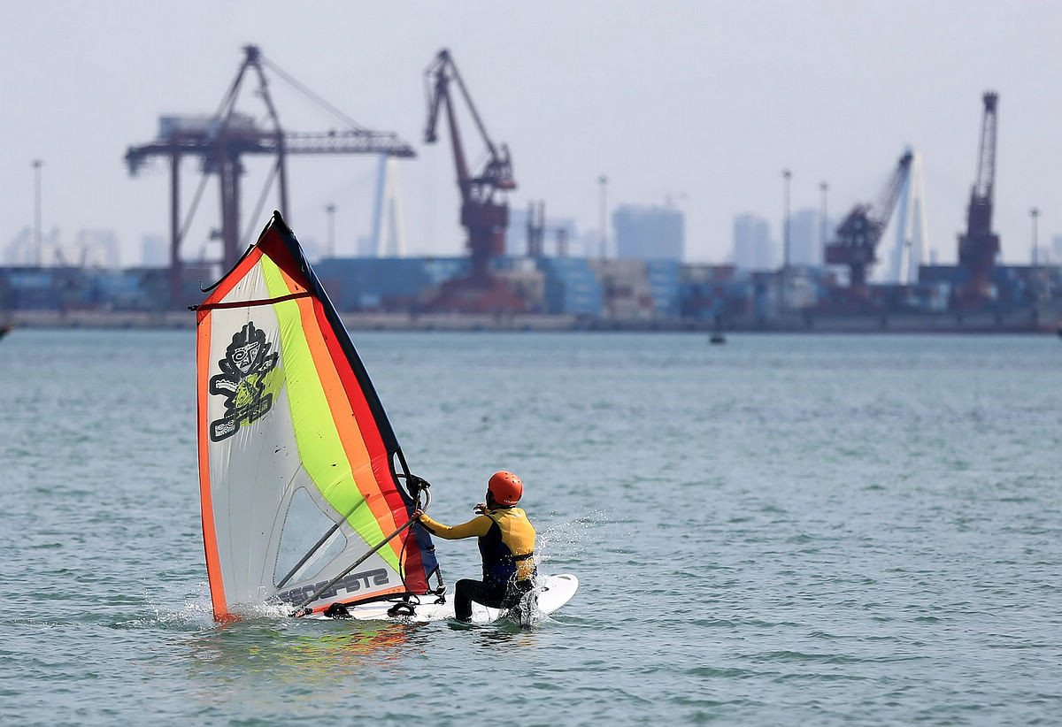 失败的帆板训练