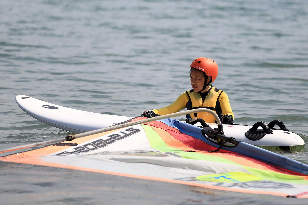 失败的帆板训练