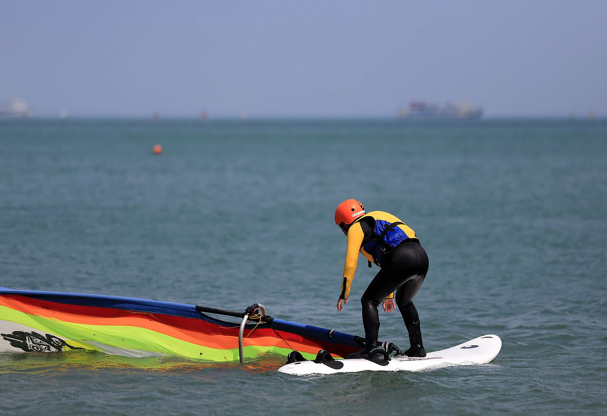 失败的帆板训练