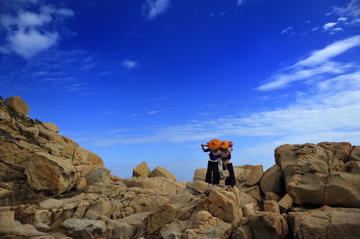 #寻找尼康镜头中的最美模特#一组摆拍的惠安女（2015）