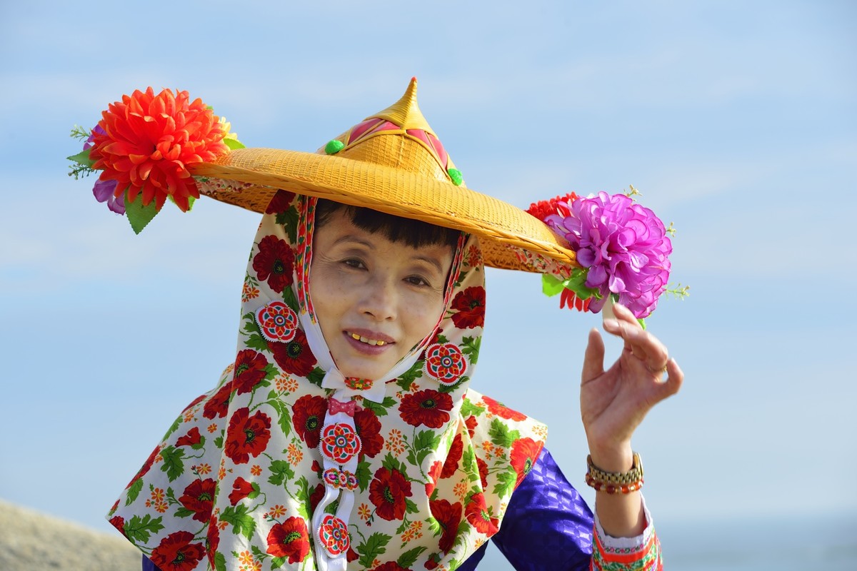 #寻找尼康镜头中的最美模特#一组摆拍的惠安女（2015）