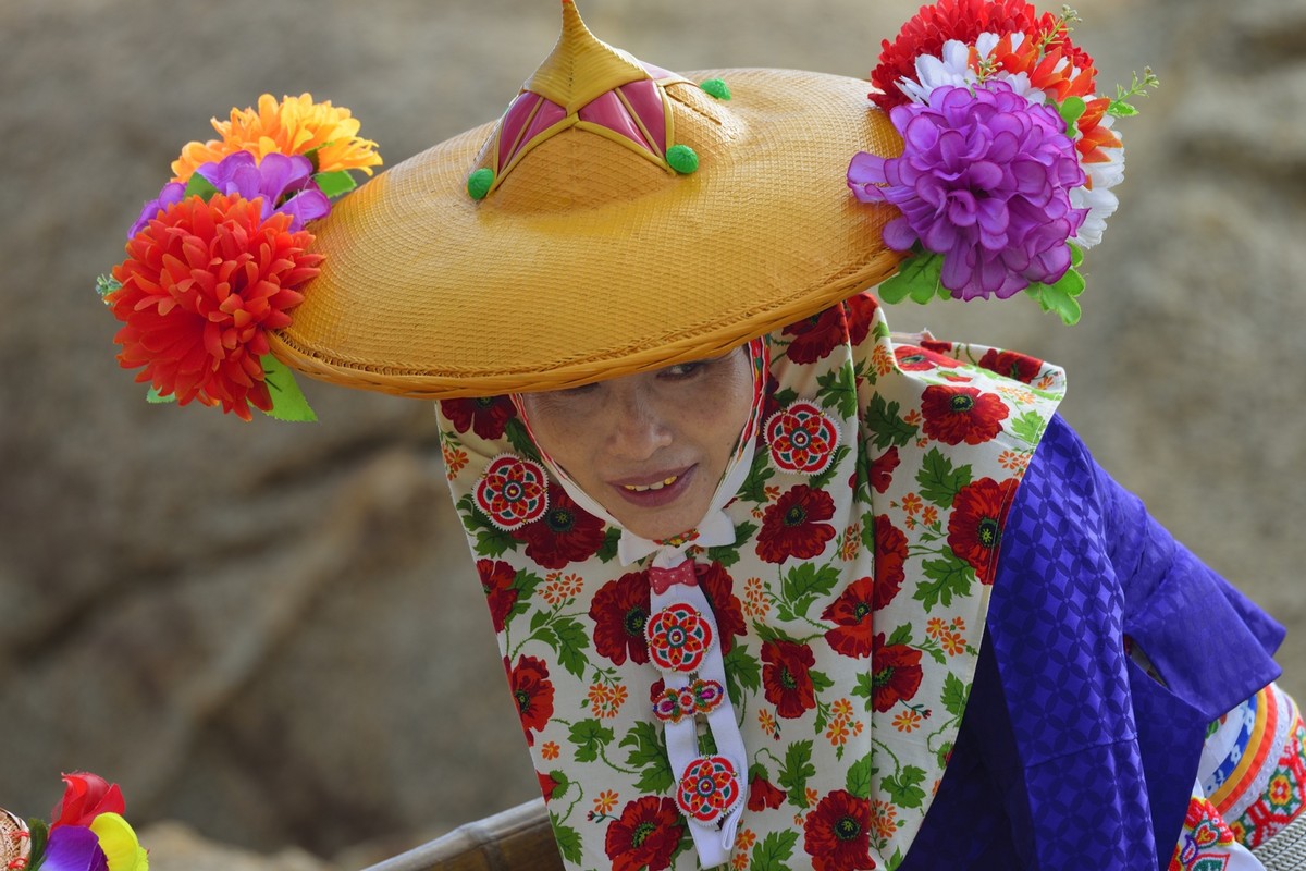 #寻找尼康镜头中的最美模特#一组摆拍的惠安女（2015）