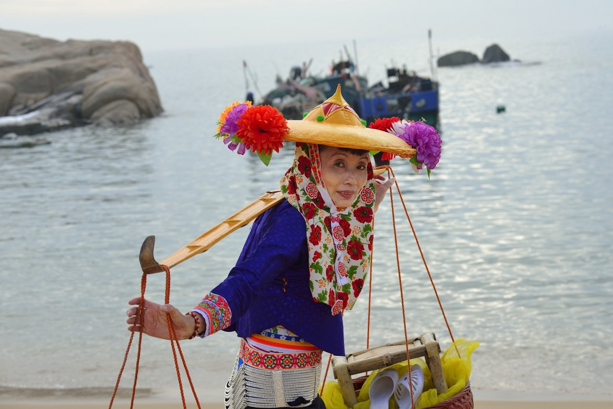 #寻找尼康镜头中的最美模特#一组摆拍的惠安女（2015）