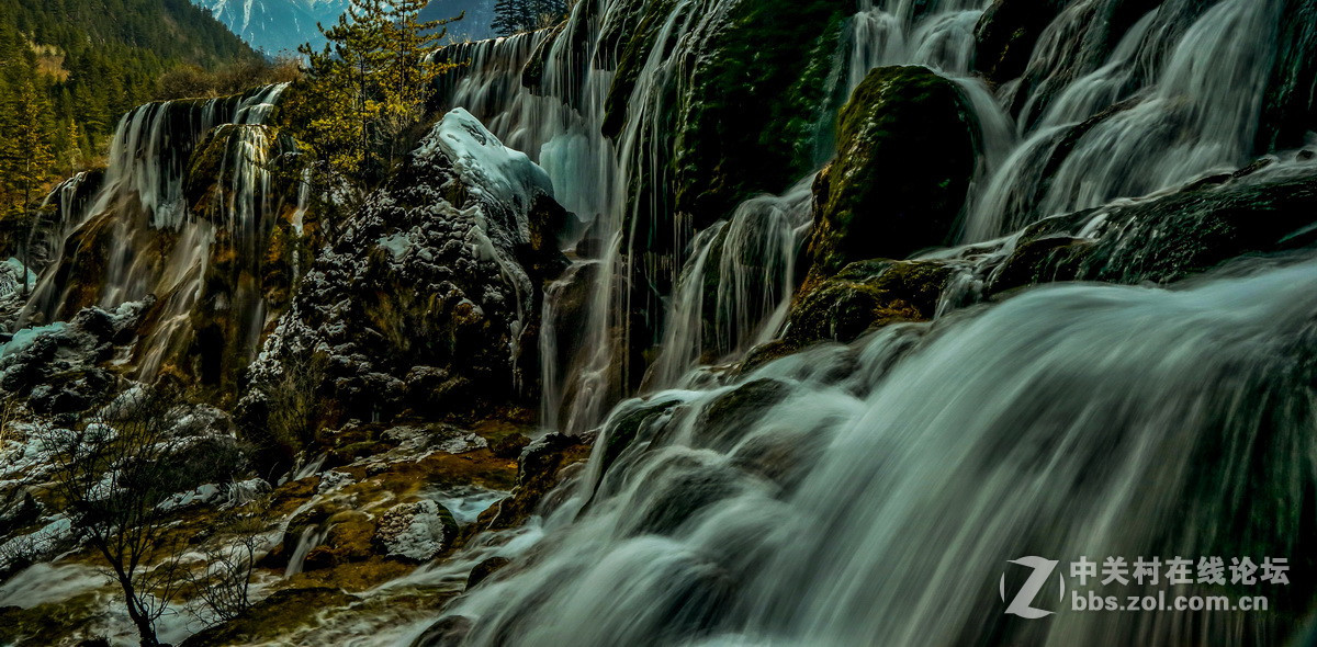 九寨沟的冬景  2