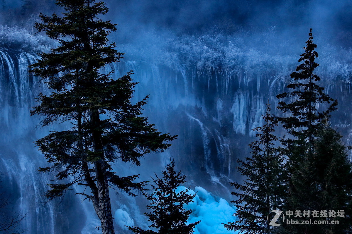 九寨沟的冬景  2