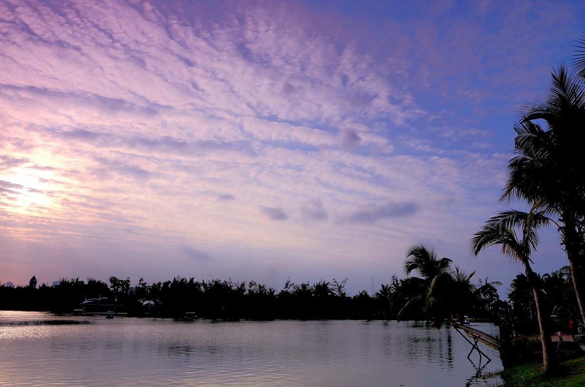 《秀美白沙湖》●海口