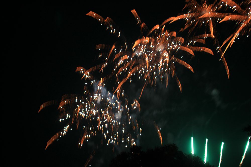 三十晚上的烟花