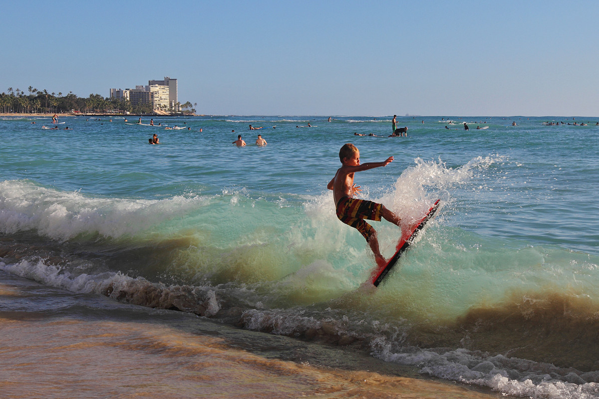 一组夏威夷海滩风光，祝大家春节快乐，吉祥如意！