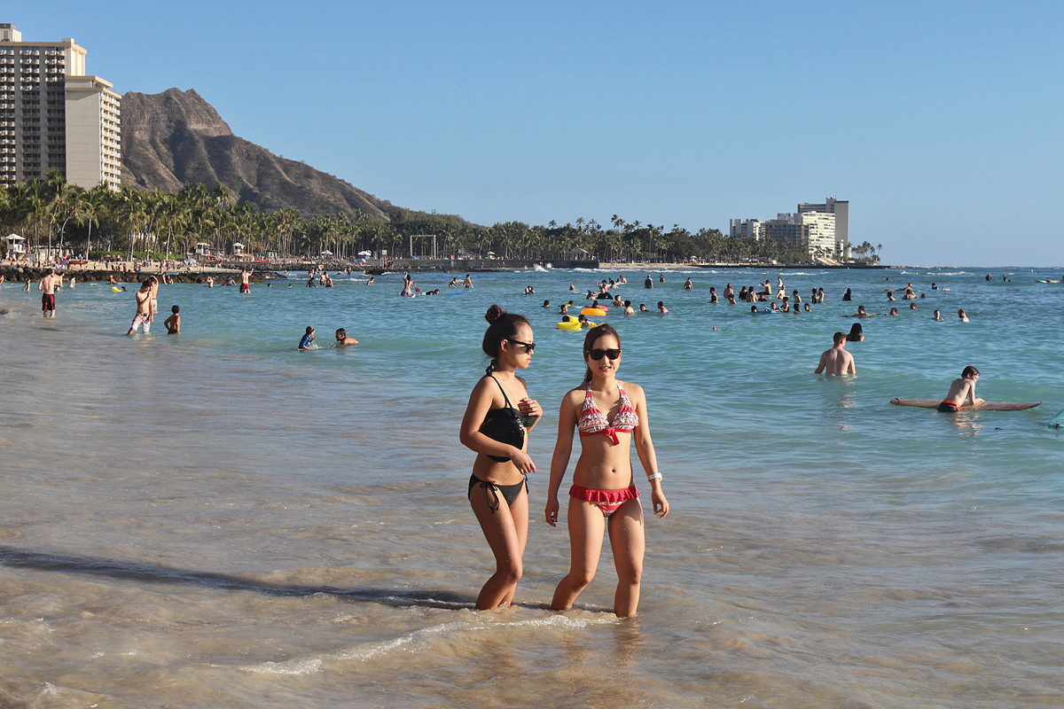 一组夏威夷海滩风光，祝大家春节快乐，吉祥如意！