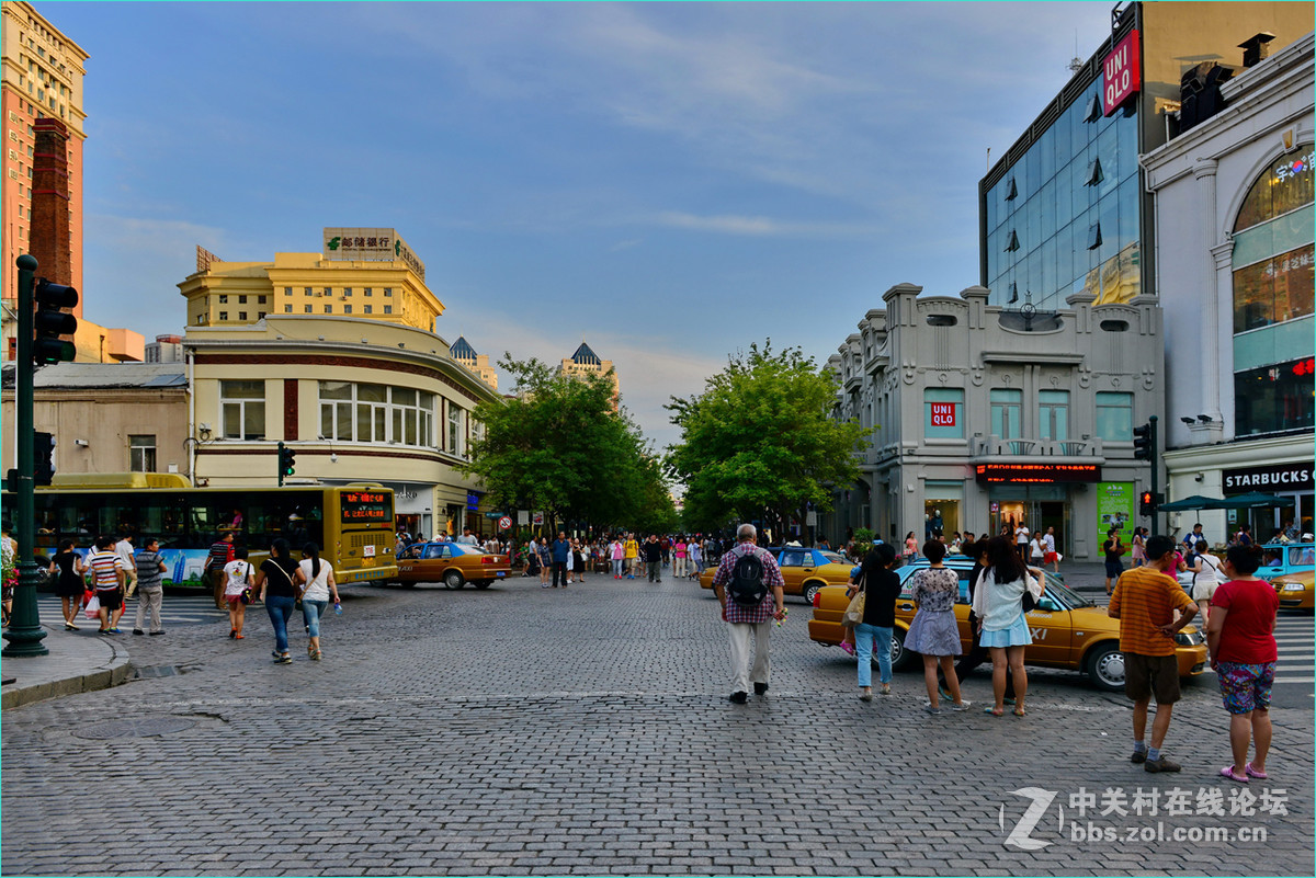 夏天的哈尔滨从中央大街到松花江上