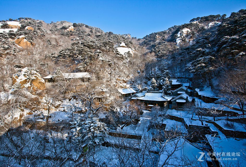 千山冬景-中关村在线摄影论坛
