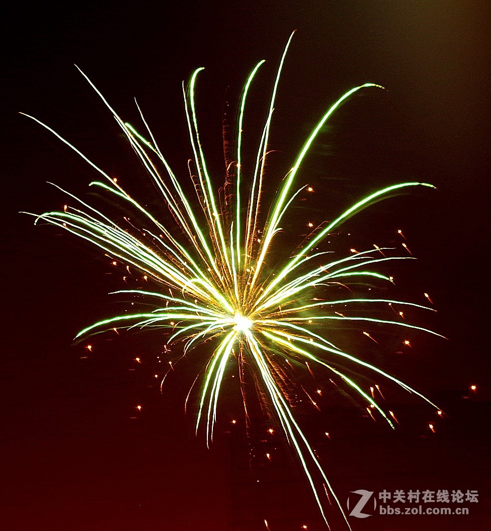 第一次拍焰火