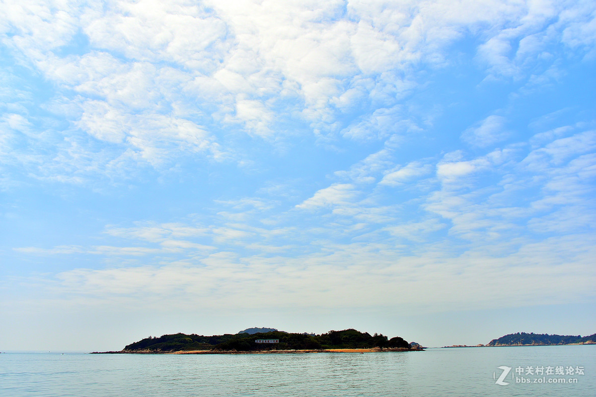 遥望金门岛