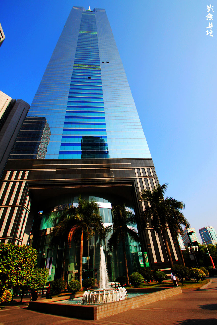 超广角下的广州天河北高楼