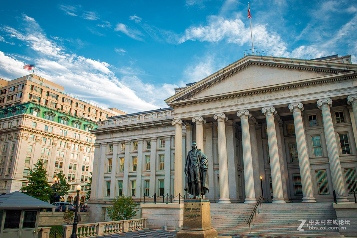 美国的白宫和国会大厦