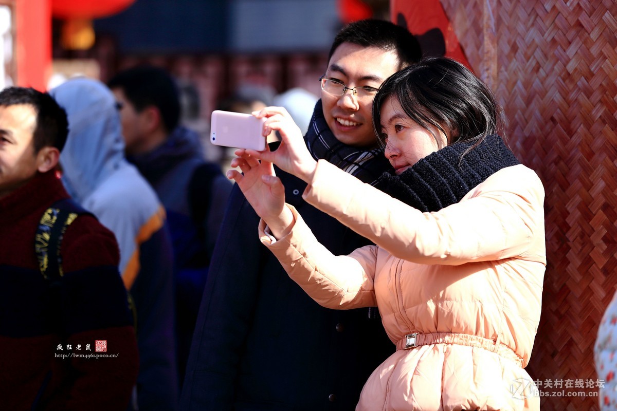 #一个春节，一台相机#逛民俗　看庙会　喜气洋洋过羊年
