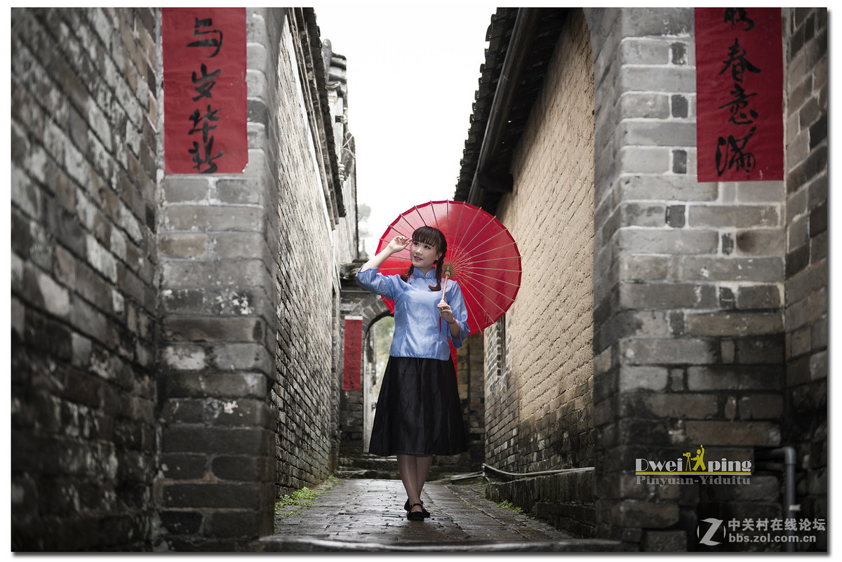 #寻找尼康镜头中最美模特#【甜美民国学妹】 （老阿推荐）