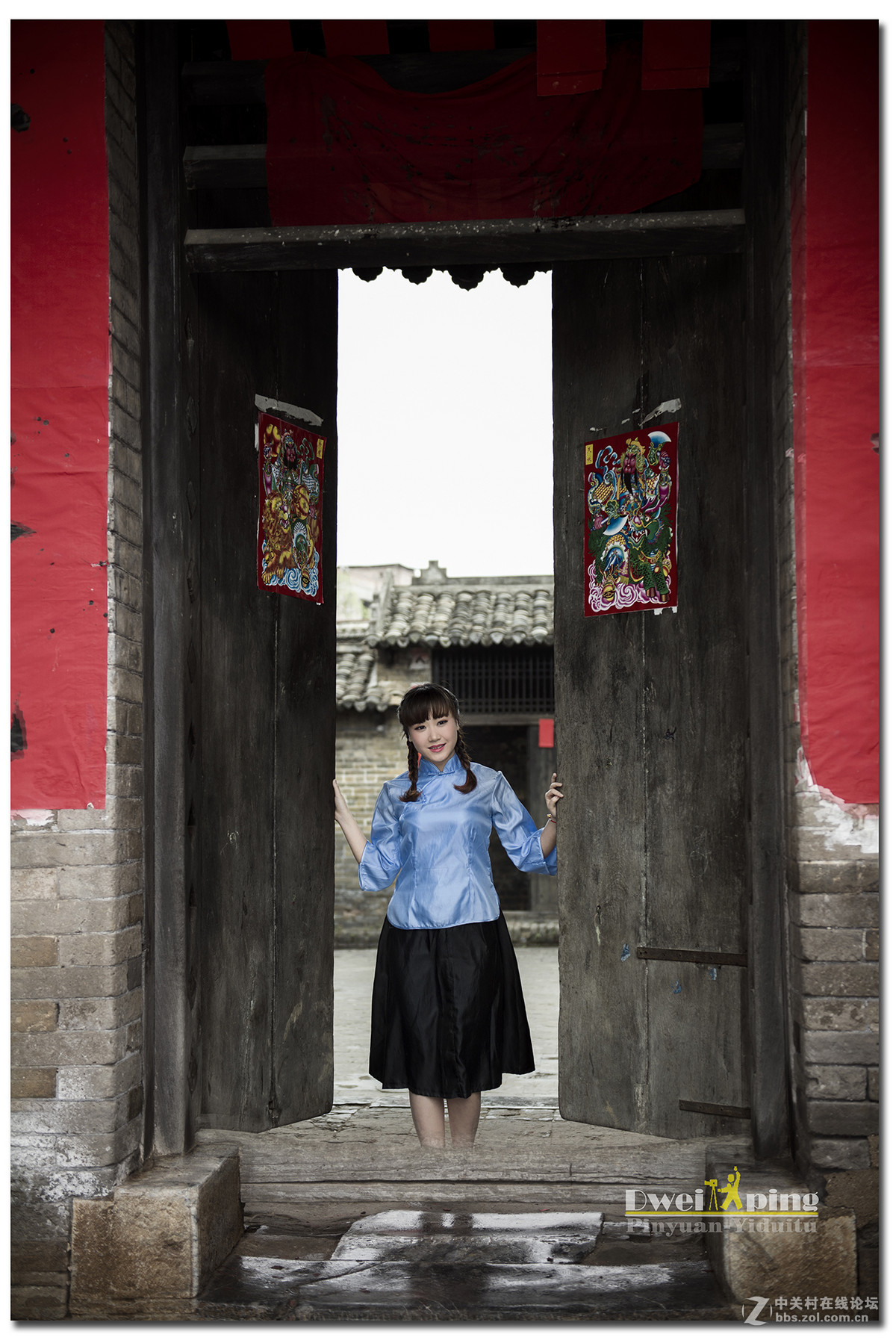 #寻找尼康镜头中最美模特#【甜美民国学妹】 （老阿推荐）