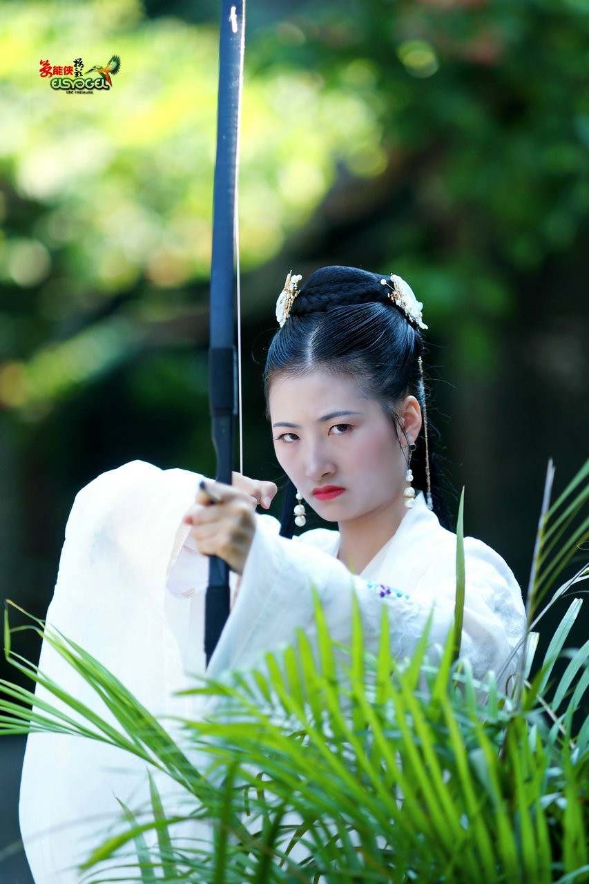 古风弓箭少女文慧