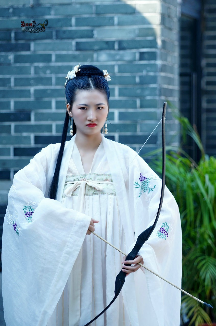 古风弓箭少女文慧