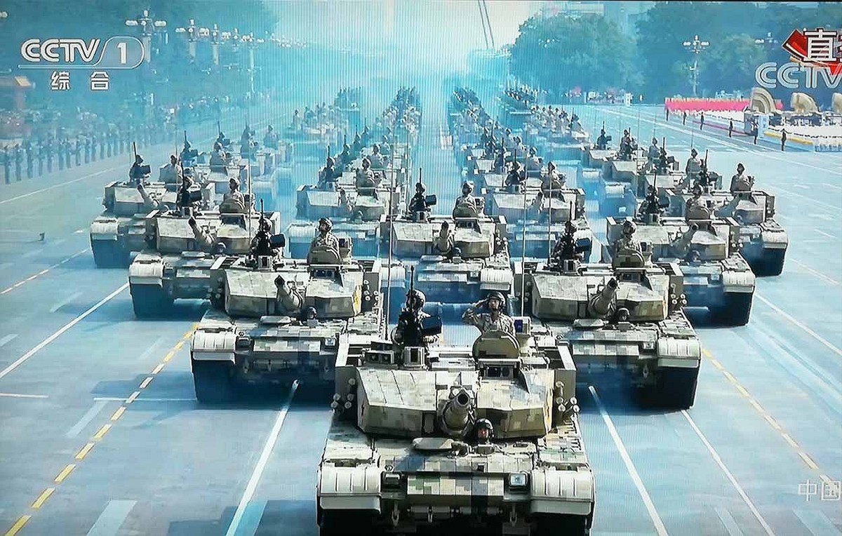 国庆70周年大阅兵分列式央视直播手机摄影