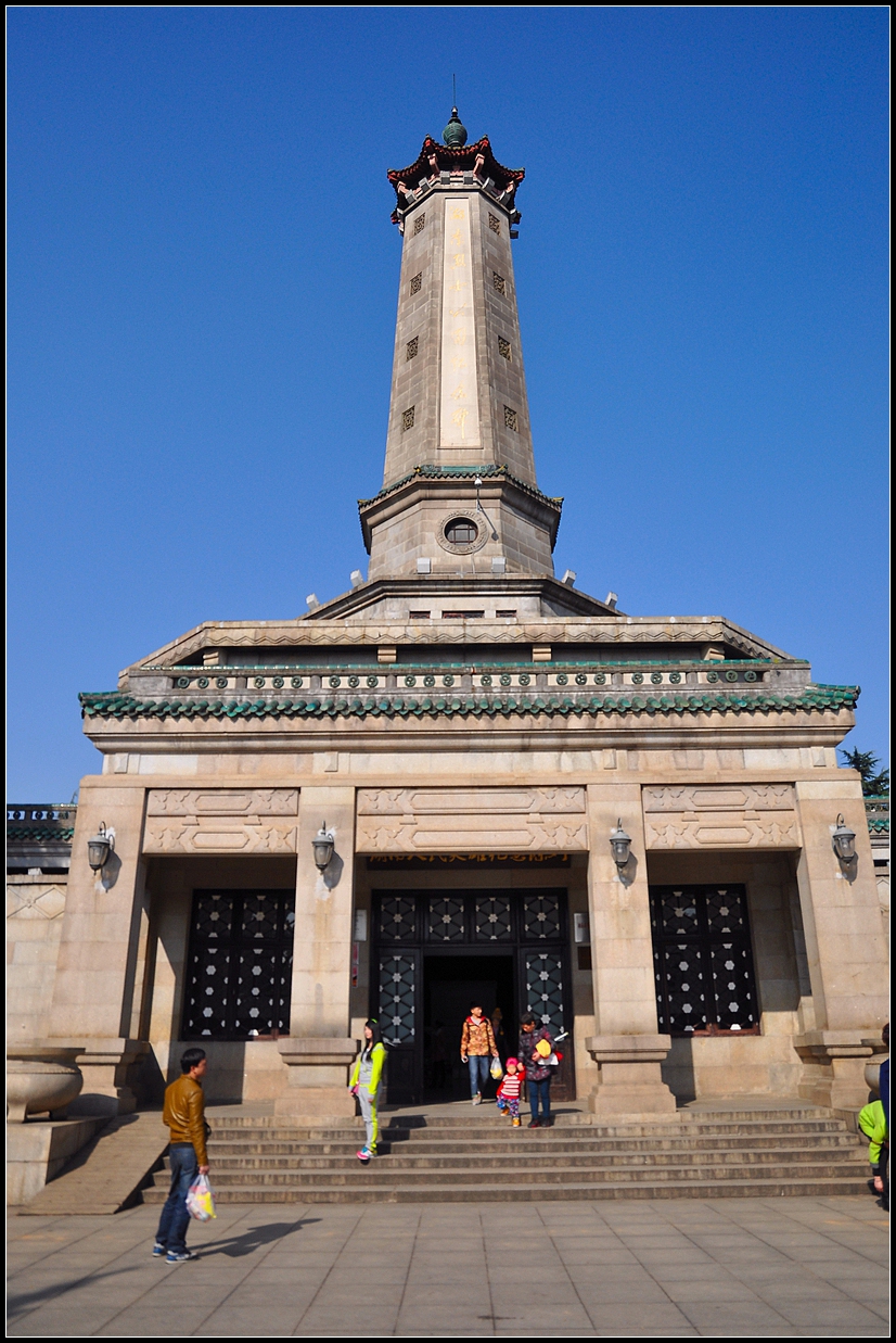 長沙烈士公園秋冬景色漫拍