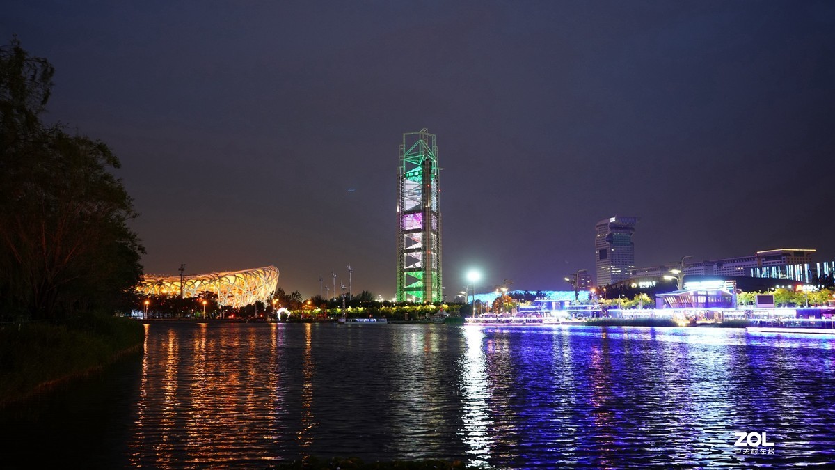 奧利匹克水上公園夜景