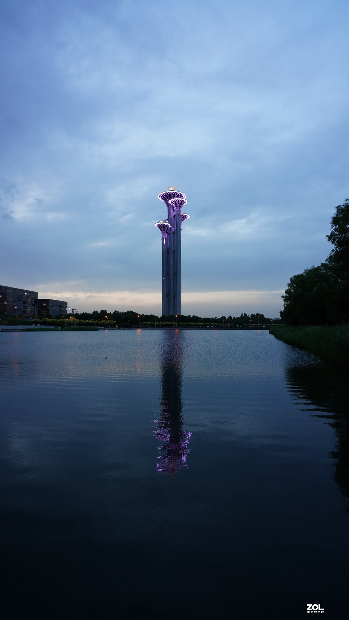 奥利匹克水上公园夜景