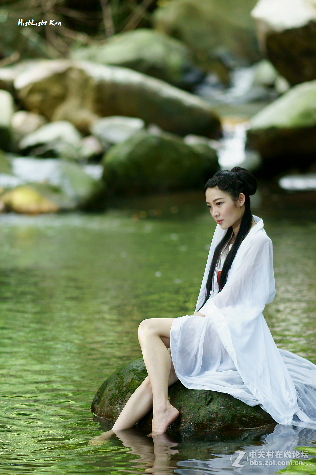 清溪湖古装美女外拍