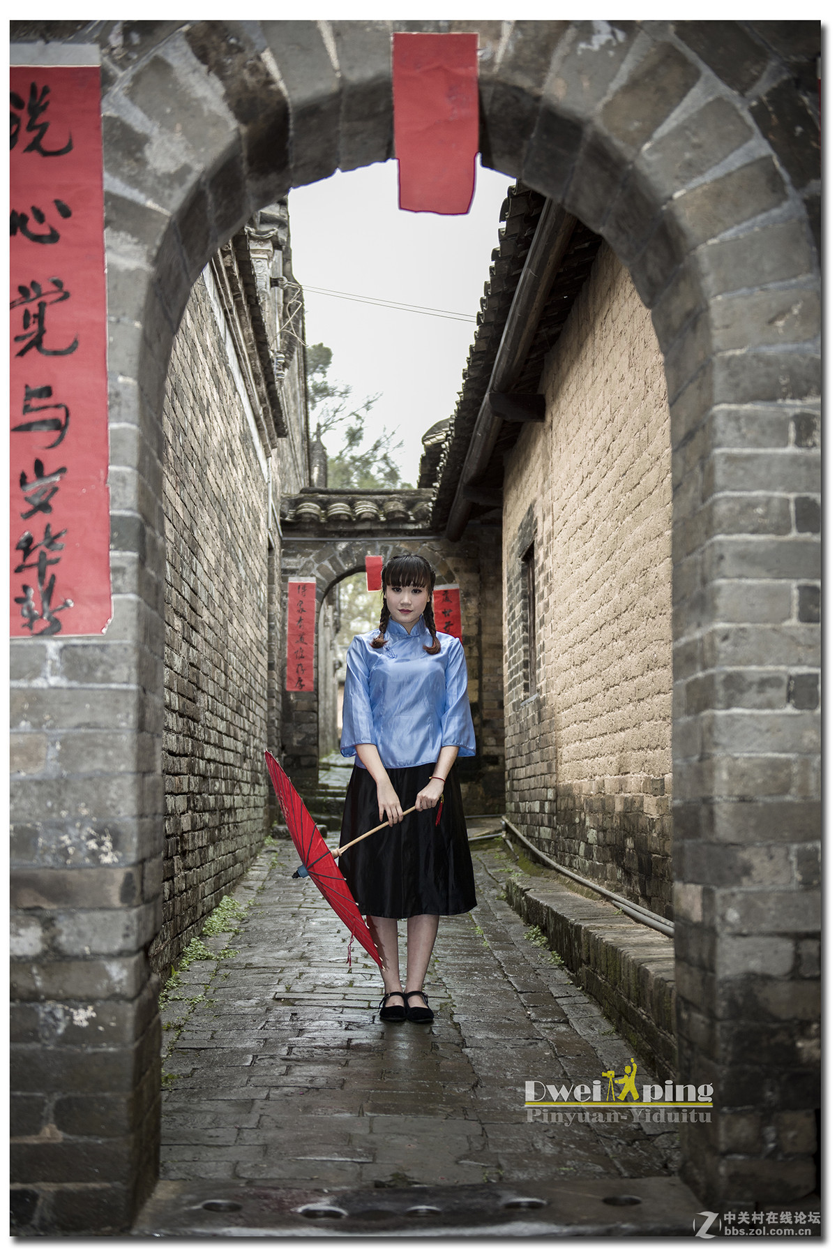 #寻找尼康镜头中最美模特#【甜美民国学妹】 （老阿推荐）