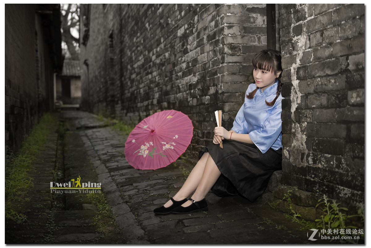 #寻找尼康镜头中最美模特#【甜美民国学妹】 （老阿推荐）