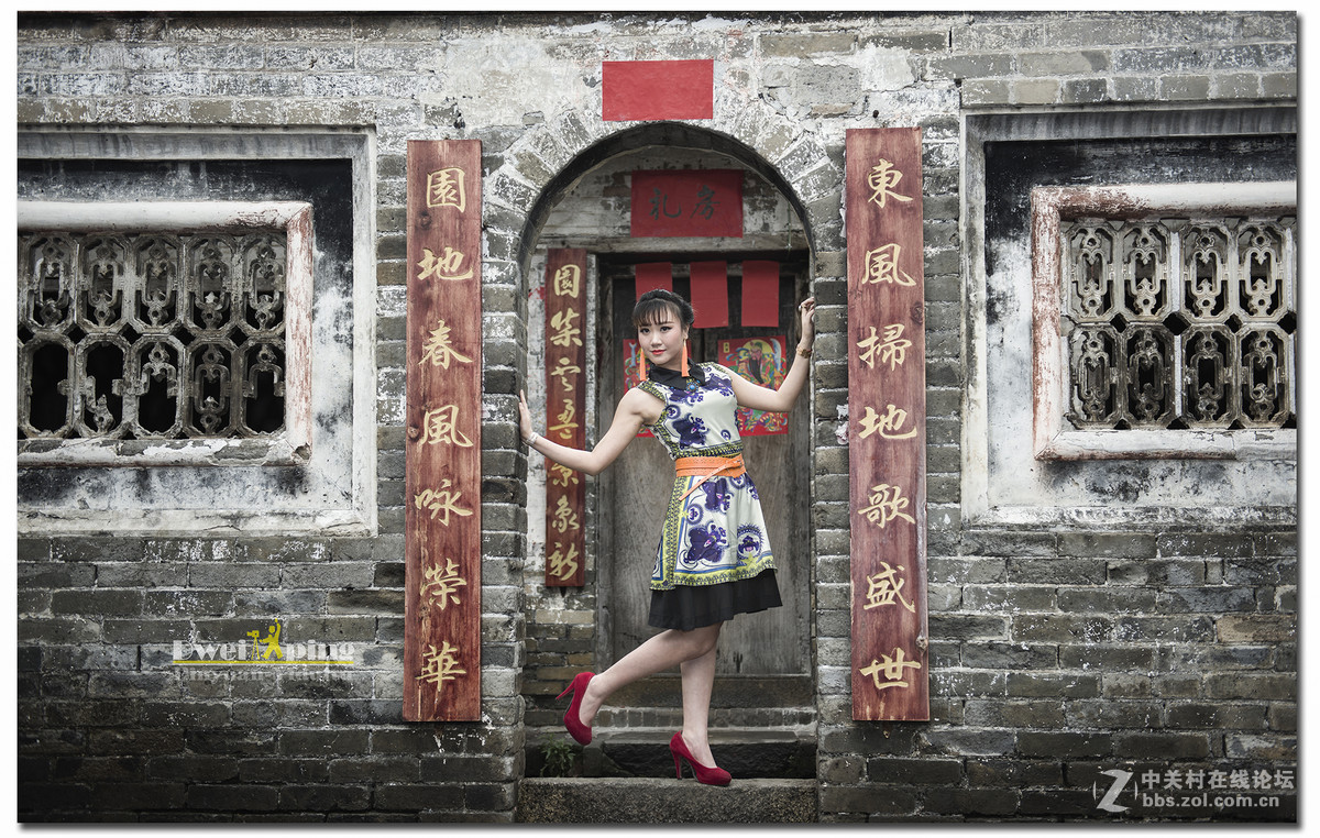 #寻找尼康镜头中最美模特#【青花瓷美女】 （老阿推荐）