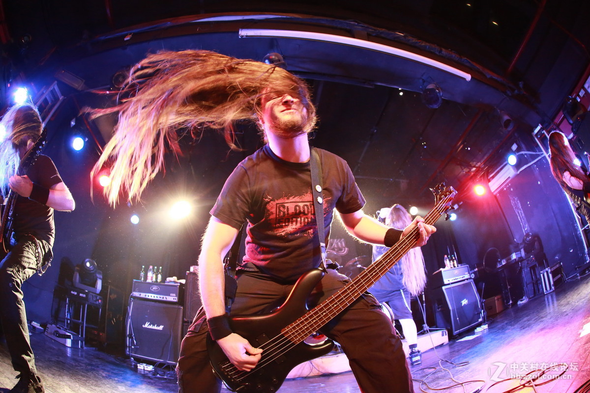 鱼眼拍摇滚现场