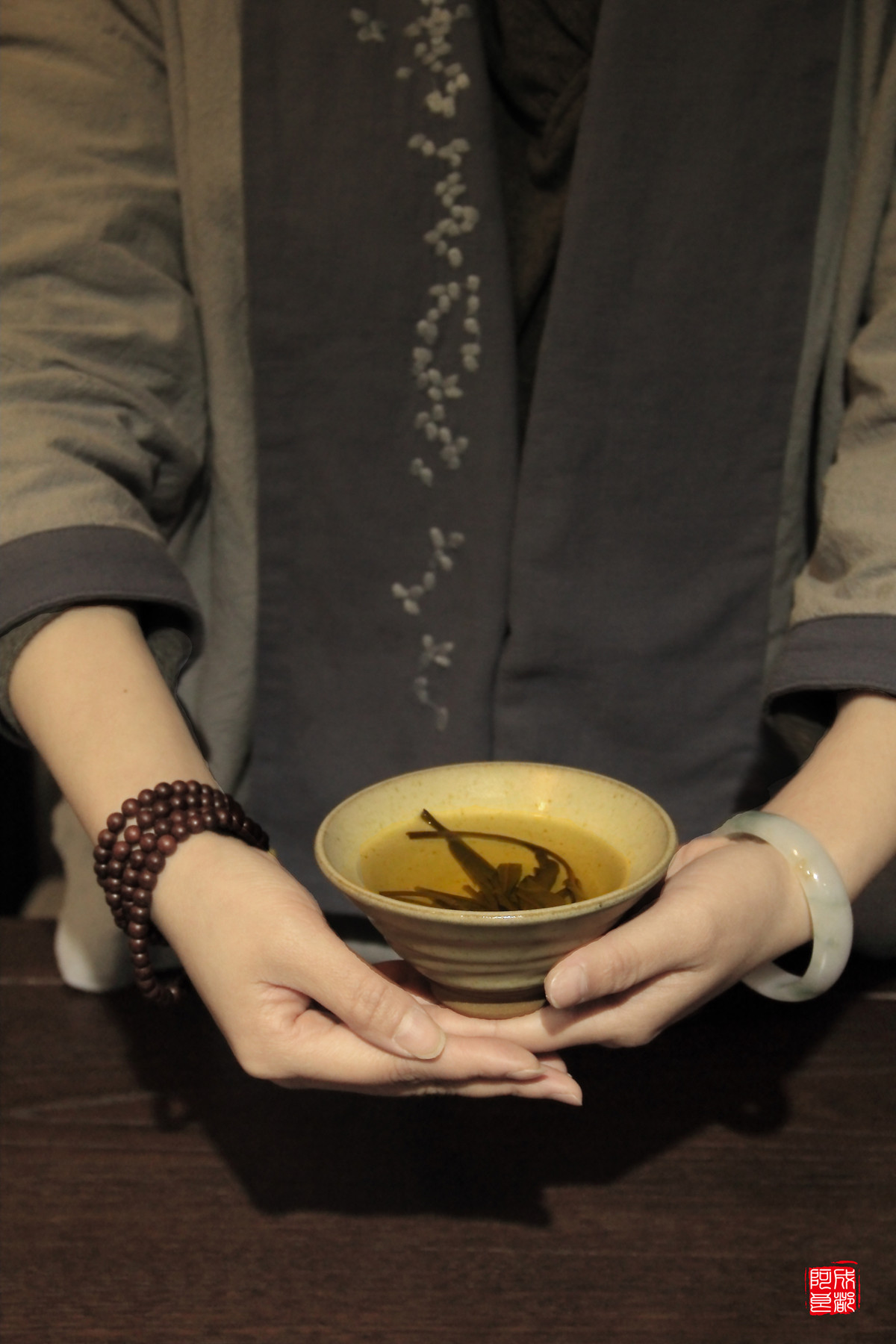 浅山茶物美女茶道品茗悟道坐忘28p