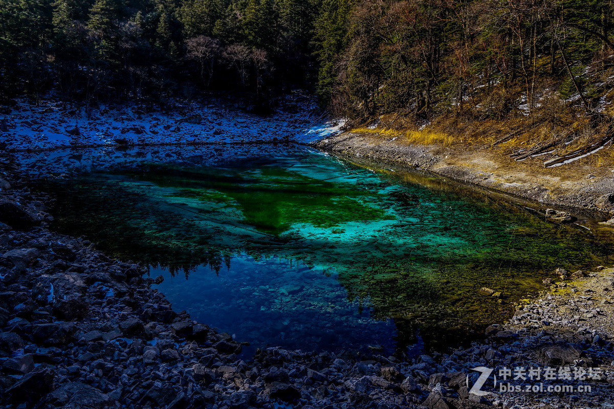 九寨沟的冬景   1