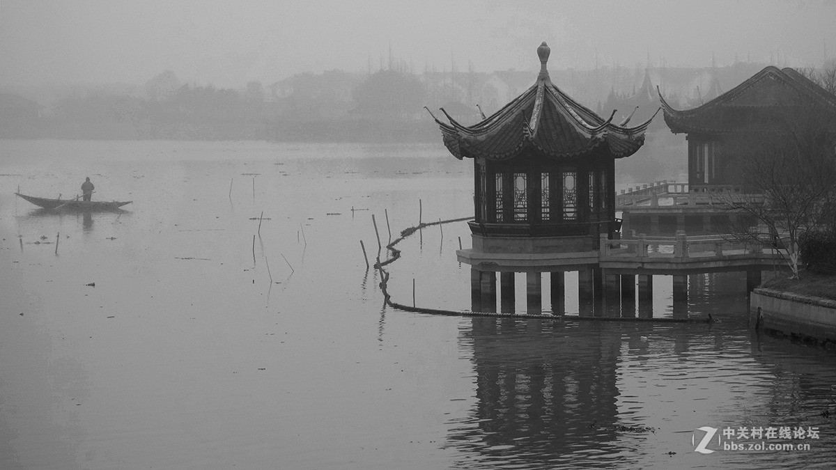 锦溪古镇——黑白篇