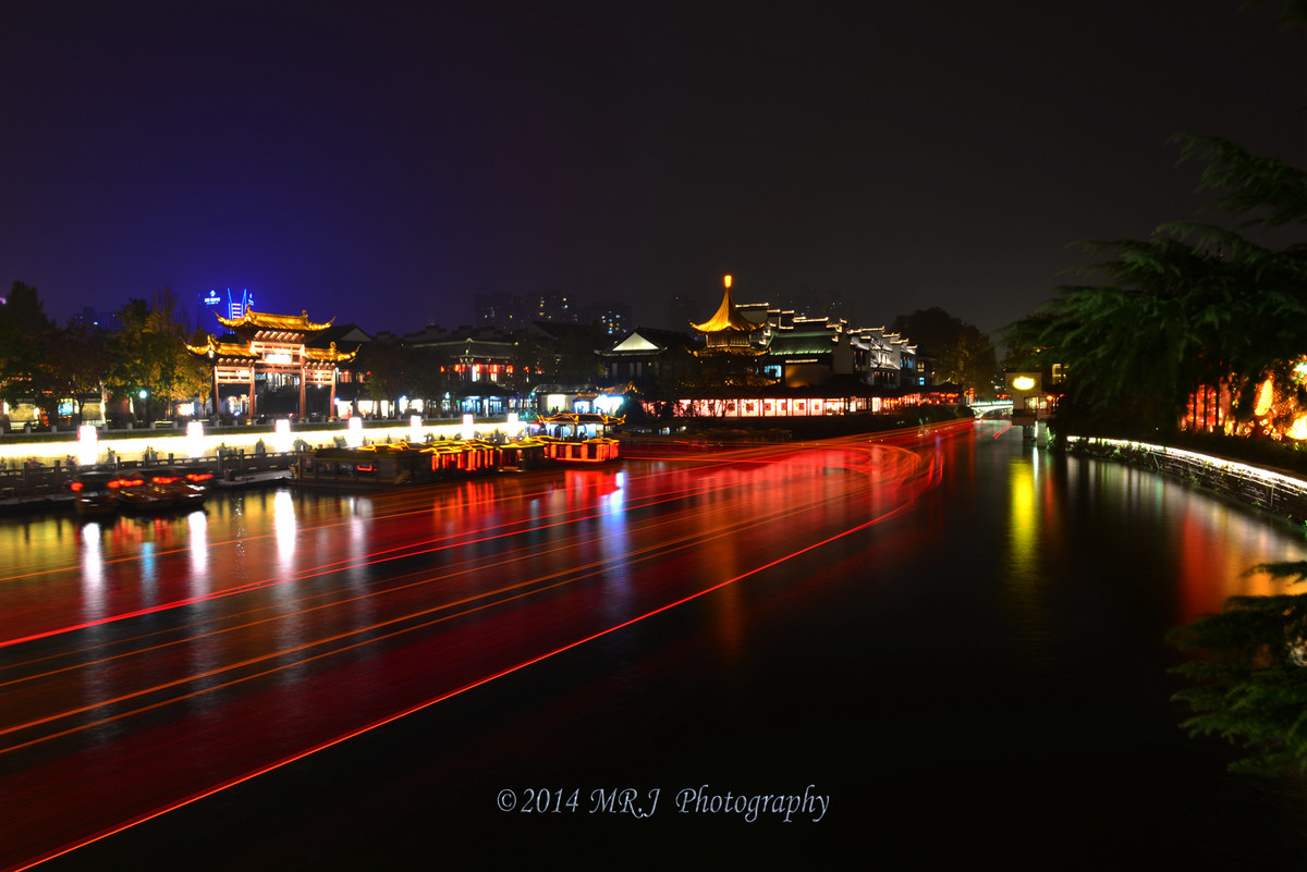 #尼康夜景作品赏析#第4期《夜秦淮》
