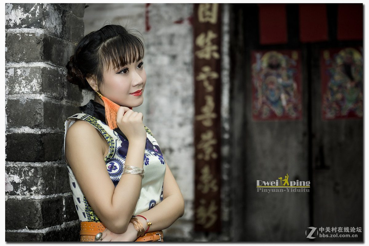 #寻找尼康镜头中最美模特#【青花瓷美女】 （老阿推荐）