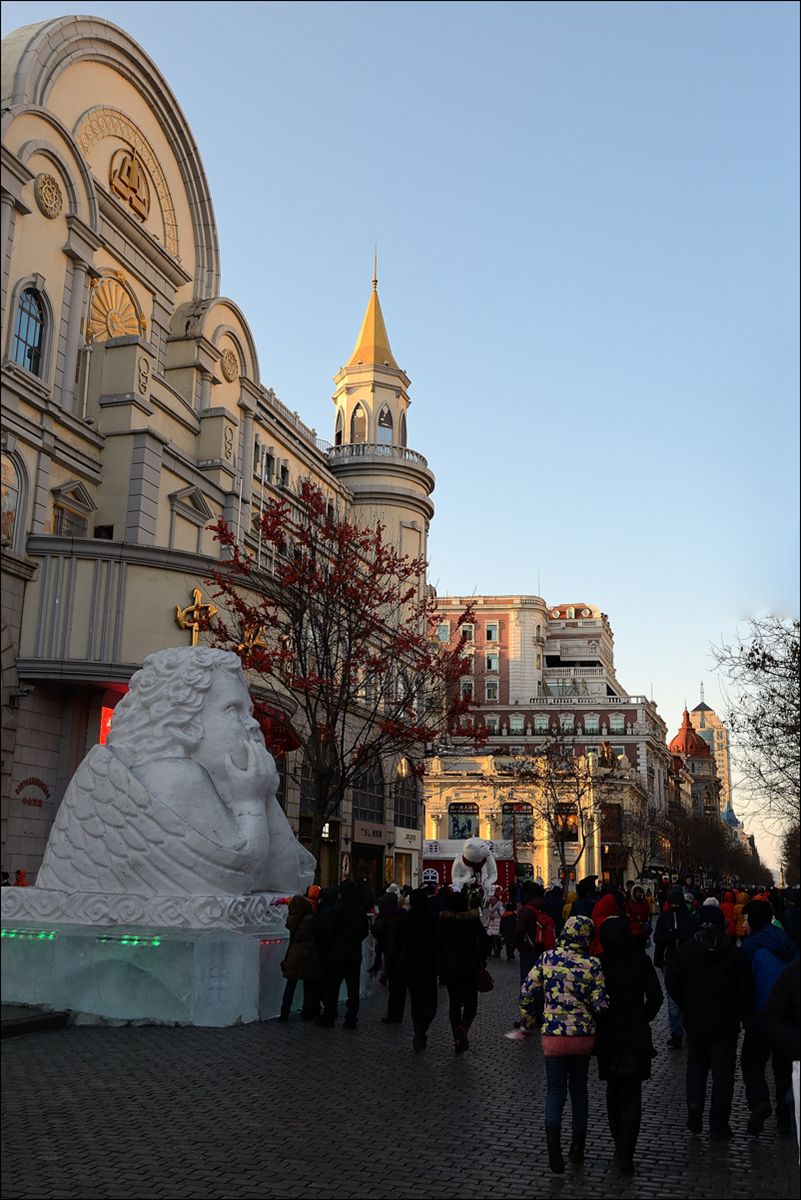 零下26度的中央大街