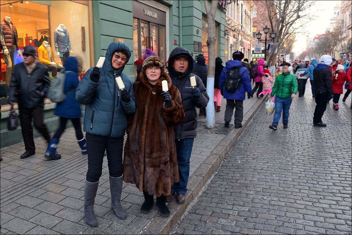 零下26度的中央大街