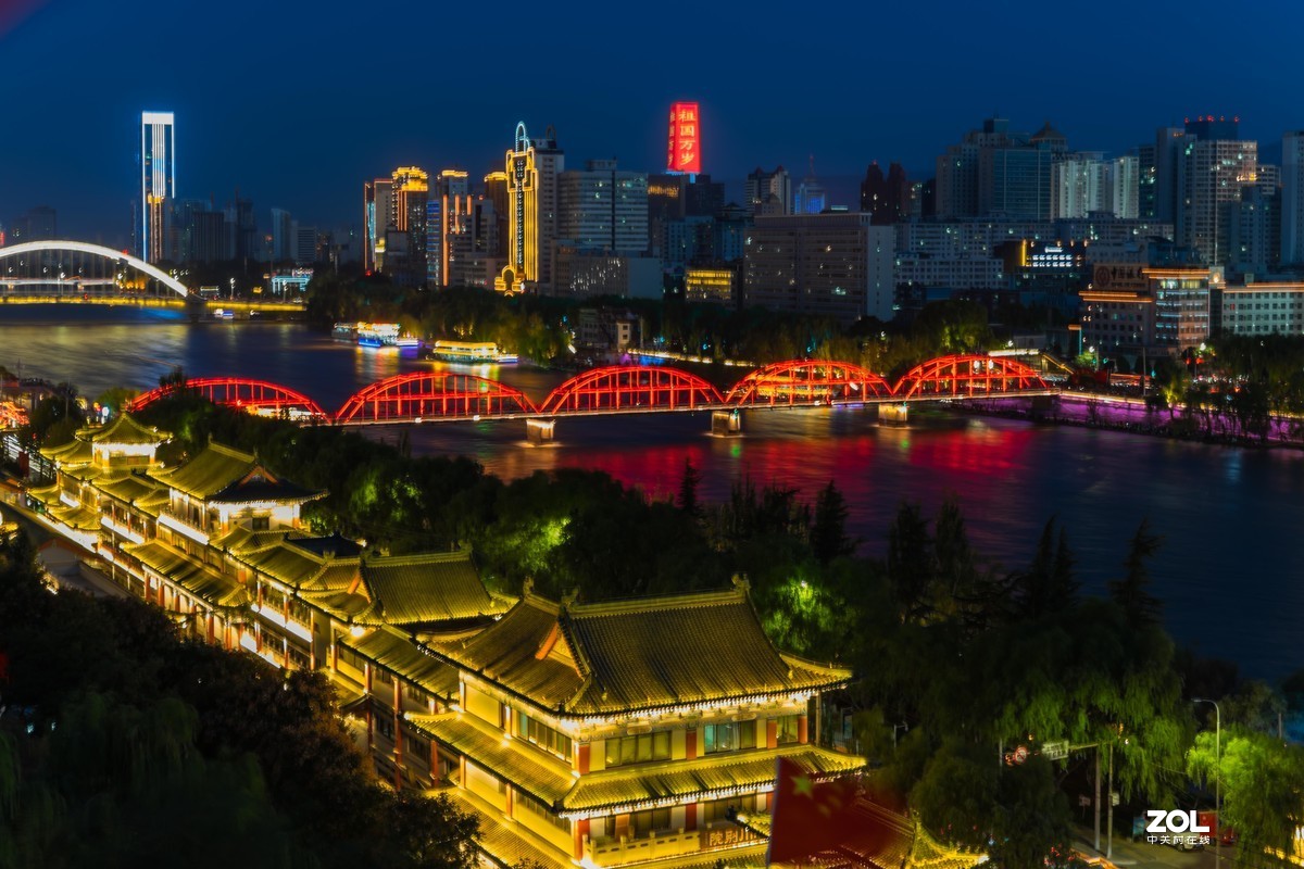 大美兰州(夜景一撇)-中关村在线摄影论坛