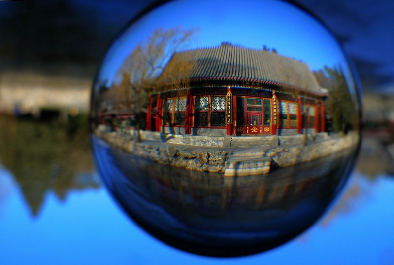 玻璃球初试颐和园之谐趣园